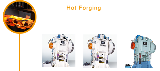 Step4:Hot forging-High-speed precision warm forging machine FP600,High-speed precision warm forging machine FP600G,High-speed precision warm forging machine FP1000G